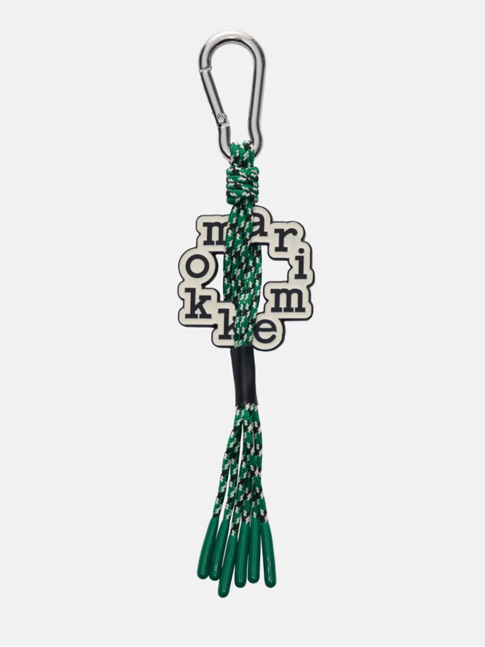 Marimekko Leijua Kioski Keychain Bag Charm - Green / White